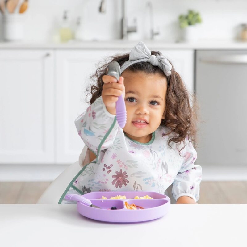 Sleeved Bib: Floral from Bumkins