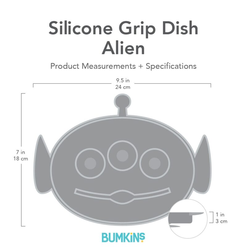 Bumkins Silicone Grip Dish: Toy Story Alien