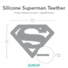 Bumkins Silicone Teether: Superman