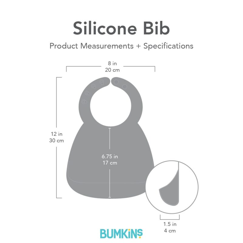 Bumkins Silicone Bib: Mickey Mouse Faces available at Blossom