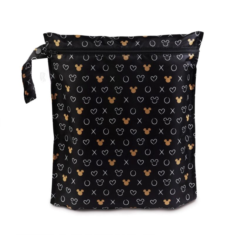 Bumkins Wet Bag: Minnie Mouse Icon Black + White