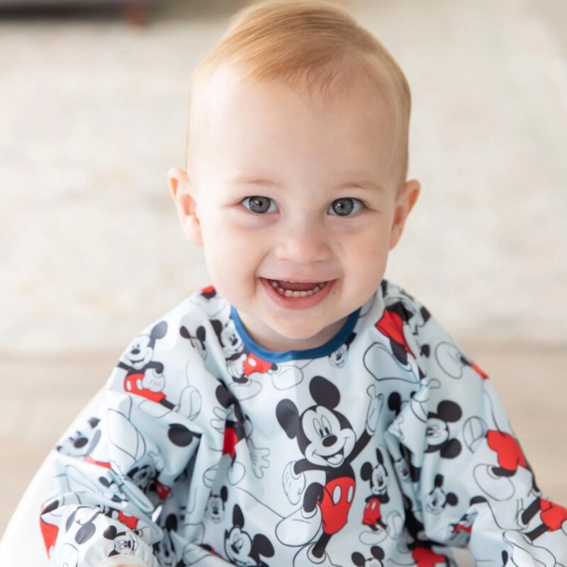Sleeved Bib: Mickey Mouse from Bumkins