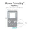 Bumkins Silicone Teether: Game Boy