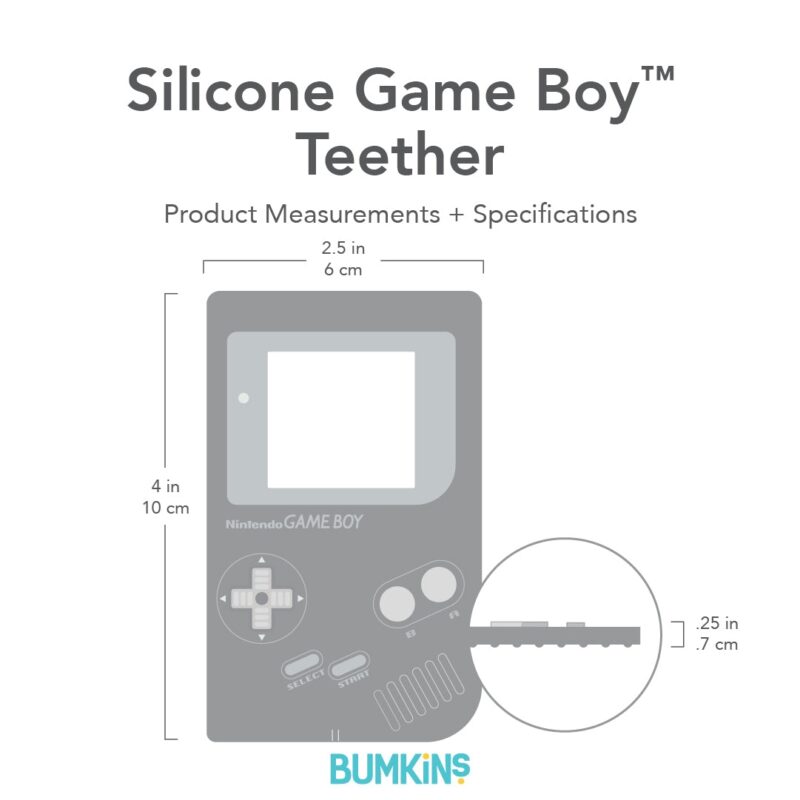 Bumkins Silicone Teether: Game Boy