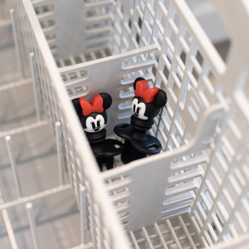Silicone Chewtensils: Minnie Mouse made by Bumkins