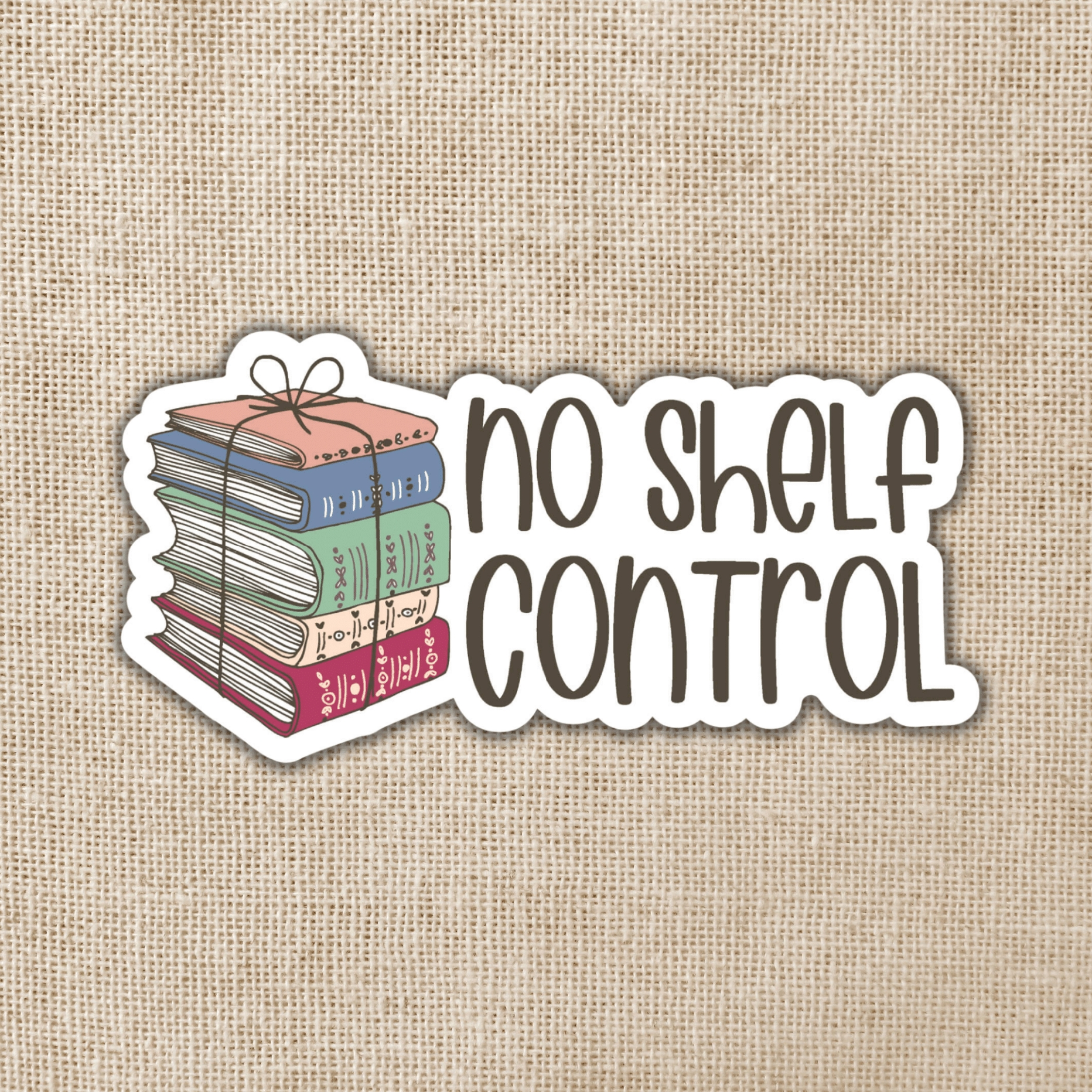 Wildly Enough No Shelf Control Sticker