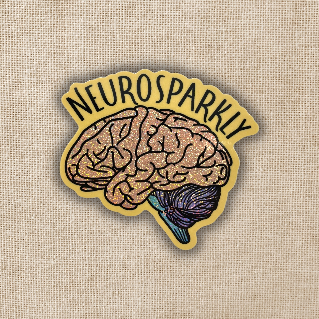 Wildly Enough Neurosparkly Holographic Sticker