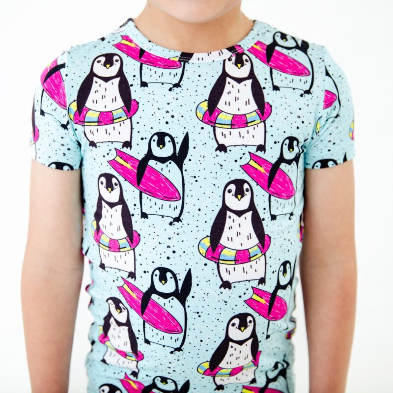 License To Chill Penguin Bamboo Viscose Pajama Set