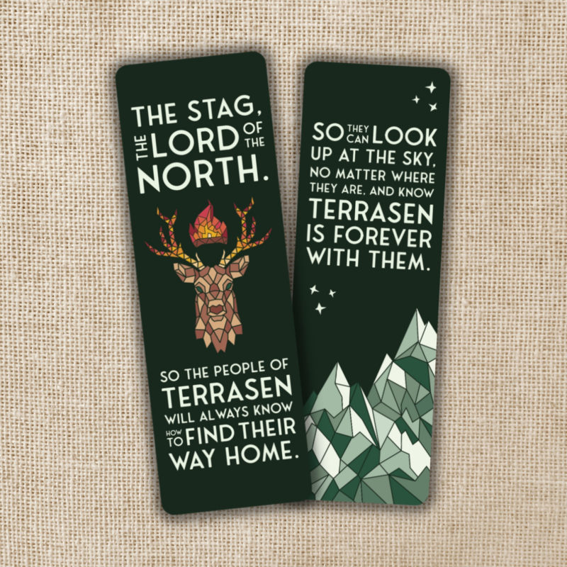 Wildly Enough Lord of the North Bookmark Throne of Glass