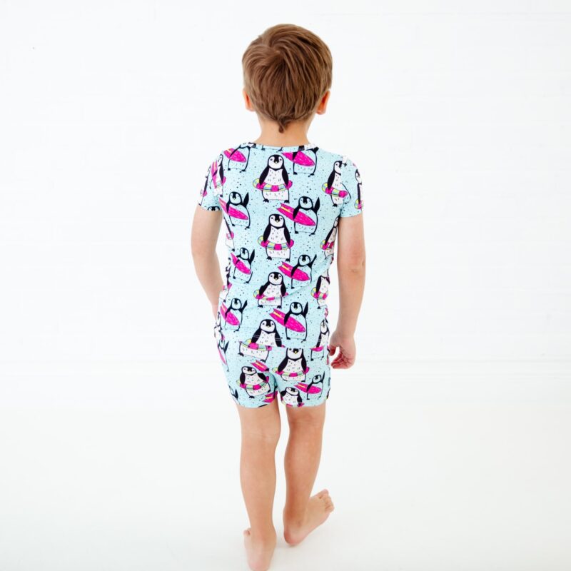 License To Chill Penguin Bamboo Viscose Pajama Set from Dreamiere
