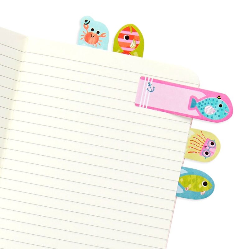 Note Pals Sticky Tabs Friendly Fish made by Ooly