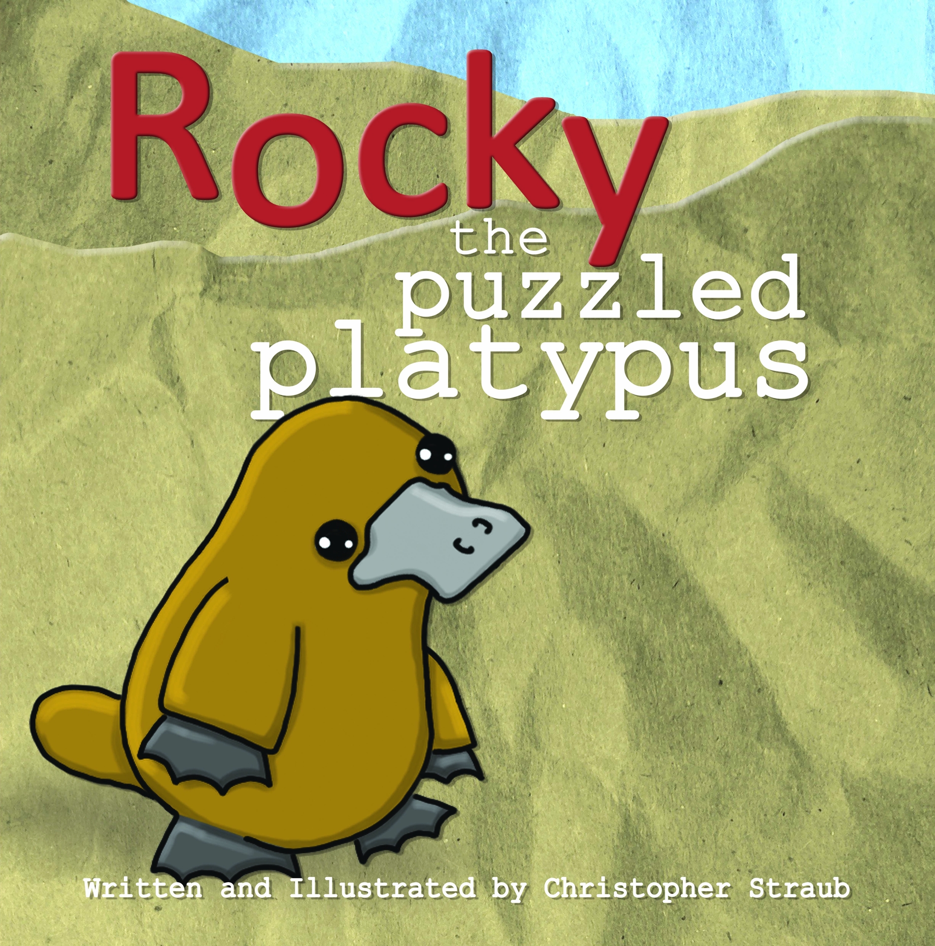 Christopher Straub Rocky The Puzzled Platypus Hardcover Storybook