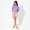 Bellabu Bear Friends Forever Bamboo Viscose Women's Pajama Short Set