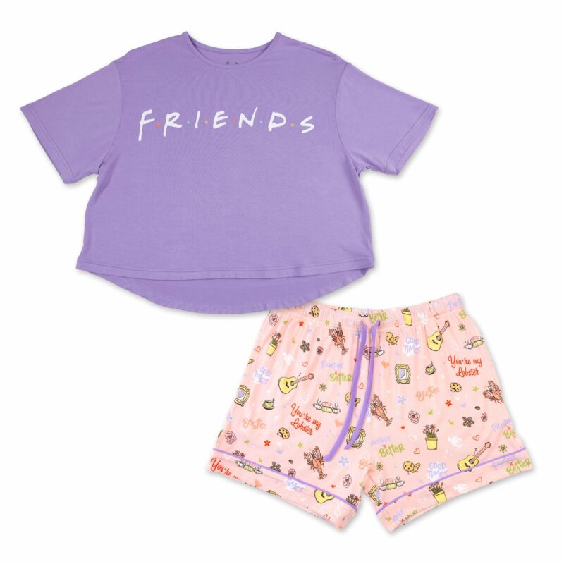 Friends Forever Bamboo Viscose Women's Pajama Short Set