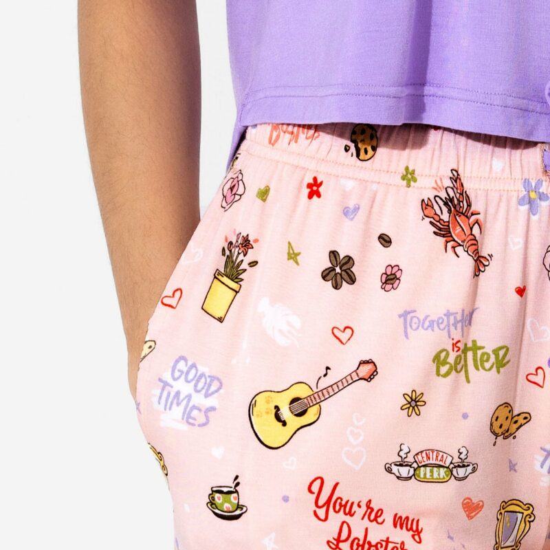 Friends Forever Bamboo Viscose Women's Pajama Short Set from Bellabu Bear