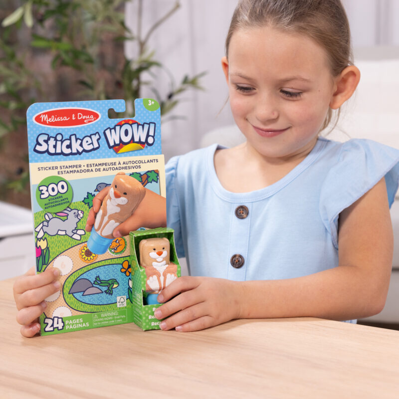 Sticker WOW! Bunny - On the Go Travel Activity from Melissa & Doug