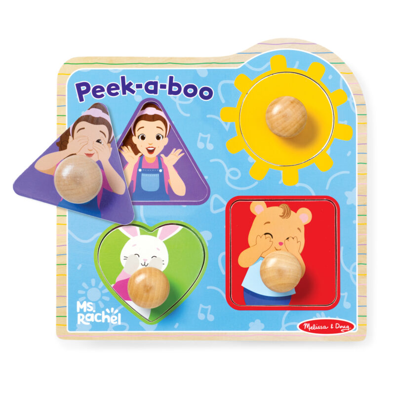 Melissa & Doug Ms. Rachel Jumbo Knob Puzzle Toys