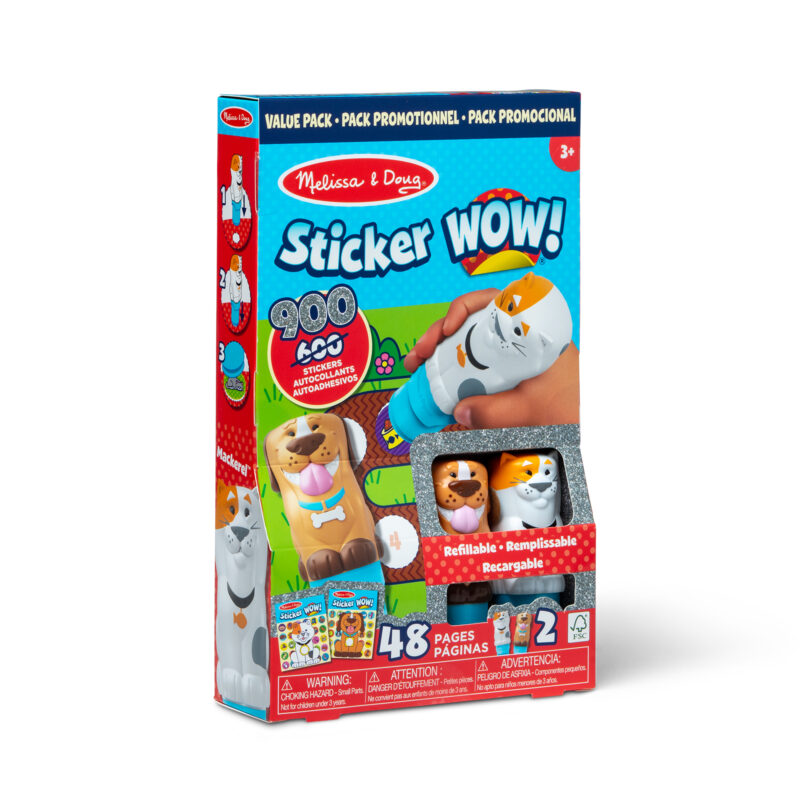 Melissa & Doug Sticker WOW! Pets - On the Go Travel Activity Value Pack