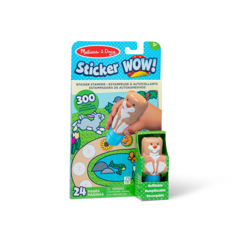 Melissa & Doug Sticker WOW! Bunny - On the Go Travel Activity