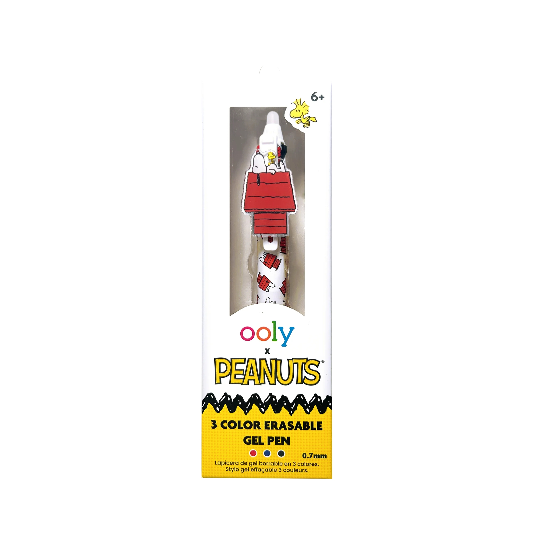 Ooly Peanuts 3 Color Erasable Gel Pen