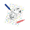 Ooly Peanuts: Double-Ended Brush & Stamp Markers available at Blossom