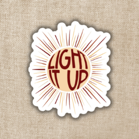 Wildly Enough Light It Up Sticker Crescent City