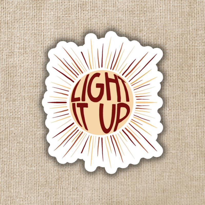 Wildly Enough Light It Up Sticker Crescent City