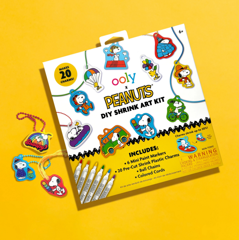 Ooly Peanuts DIY Shrink Art Kit part of our  collection