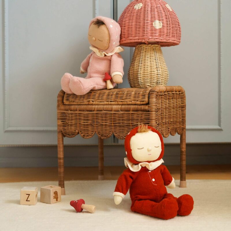 Dozy Dinkum Toadstool Moppet made by Olli Ella