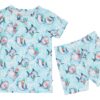 Jagger Bamboo Viscose Short Sleeve And Shorts Pajama Set available at Blossom