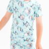 Jagger Bamboo Viscose Short Sleeve And Shorts Pajama Set