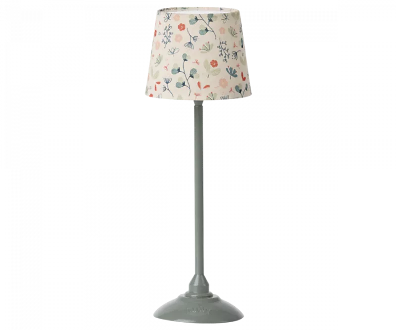 Maileg Miniature Floor Lamp in Mint