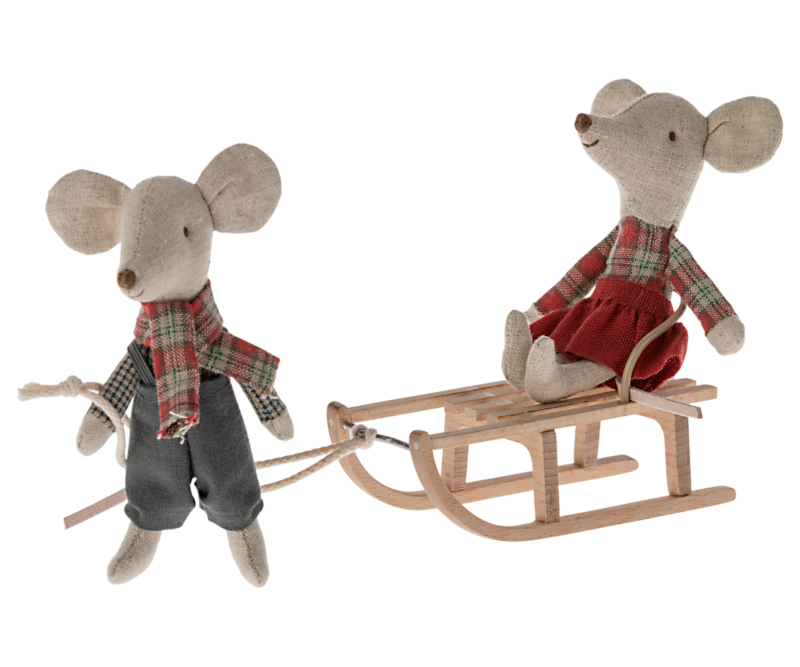 Mouse Sled made by Maileg