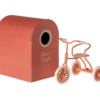 Mouse Abri à Tricycle in Coral made by Maileg