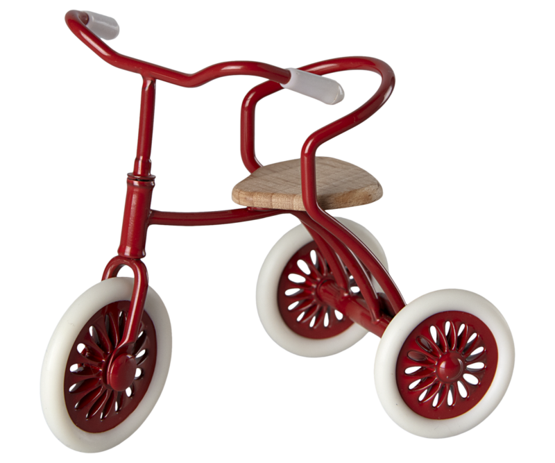 Maileg Mouse Abri à Tricycle in Red