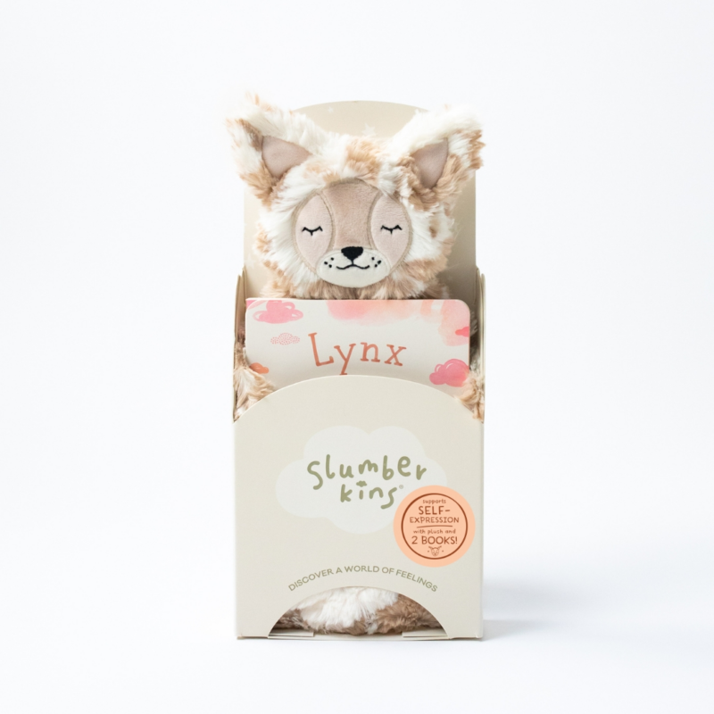 Lynx's Self Expression Plush Snuggler 2 Book Bundle from Slumberkins