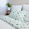 Bellabu Bear Minecraft Sleep Repeat Bamboo Viscose Full Sheet Set