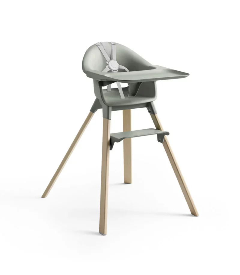 Clikk_Tray_Natural_GlacierGreen_Harness_Cnfg-2_eCom Stokke Clikk High Chair