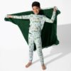 Minecraft Overworld Dreams Bamboo Viscose Sherpa Blanket made by Bellabu Bear