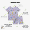 Minecraft Pixel Pals Bamboo Viscose Pajama Short Set