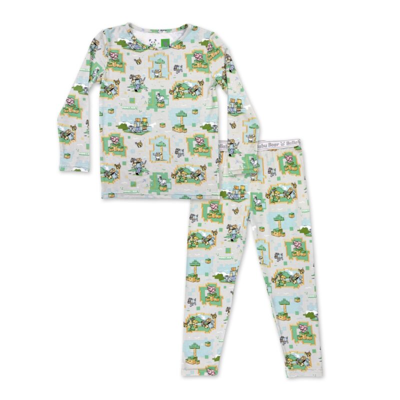Minecraft Overworld Dreams Bamboo Viscose Pajamas
