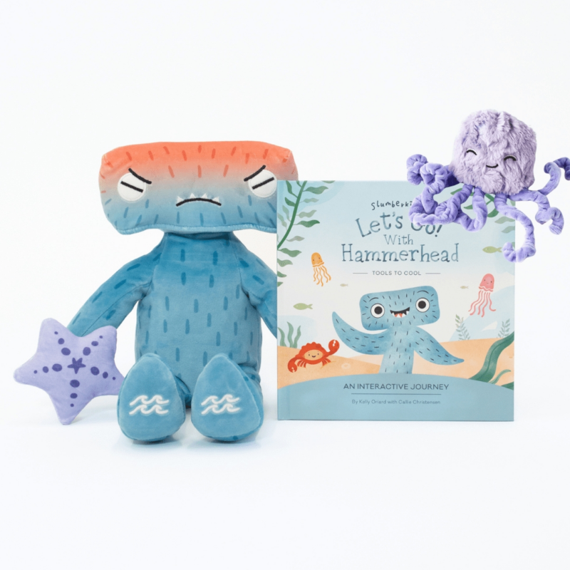Slumberkins Flip-Out Hammerhead: Emotional Regulation Set