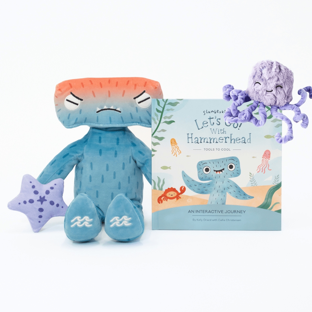 Slumberkins Flip-Out Hammerhead: Emotional Regulation Set