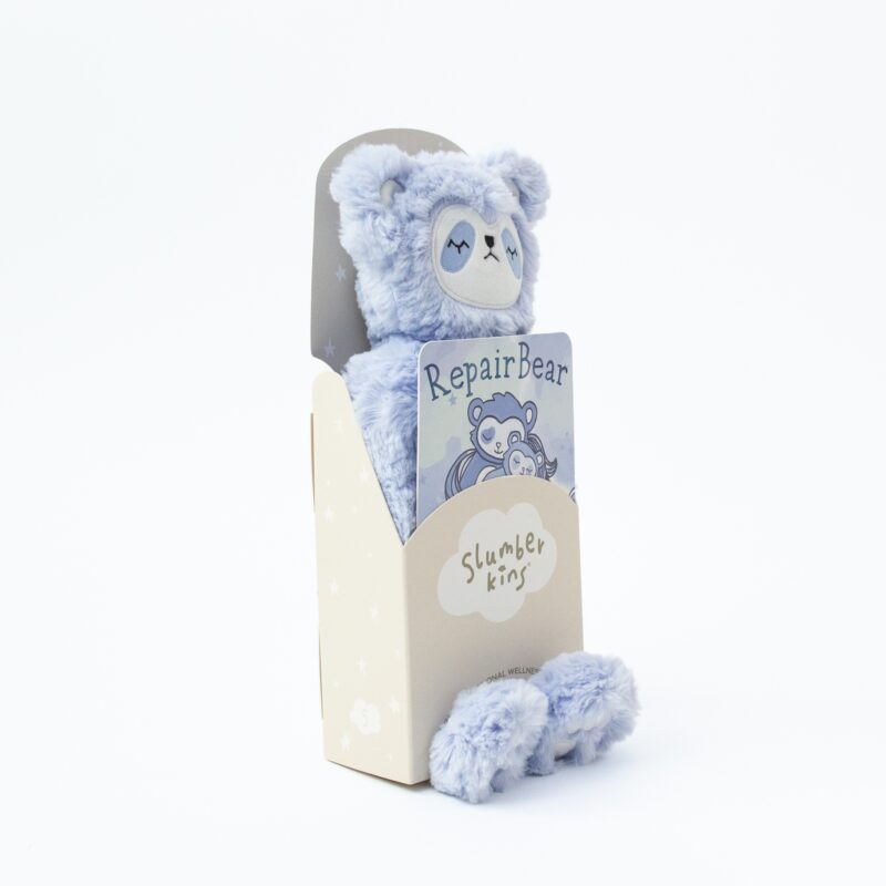 Limited Edition Periwinkle Repair Bear made by Slumberkins