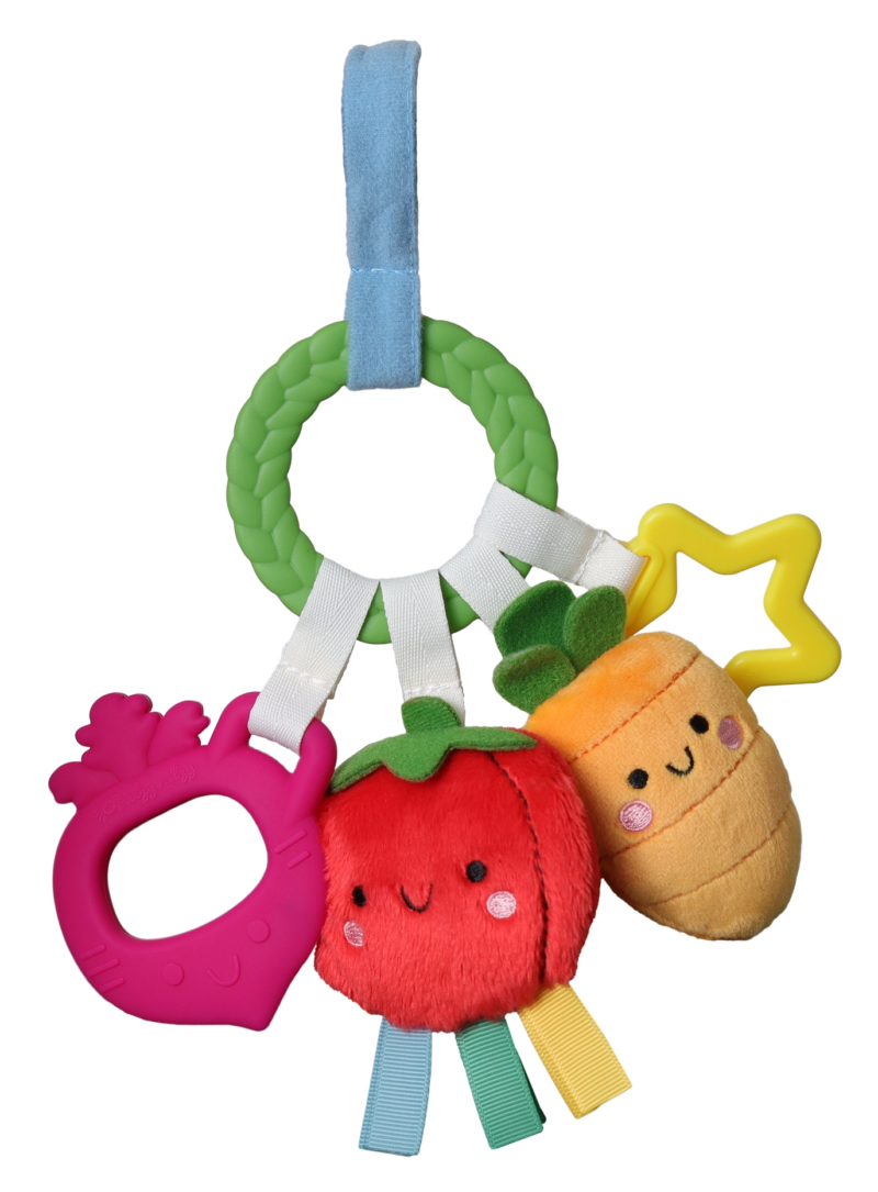 Veggie Bitzy Busy Ring Teething Activity Toy from Itzy Ritzy