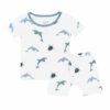 Short Sleeve Pajamas in Dolphin from Kyte BABY