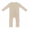 Zippered Romper in Almond from Kyte BABY