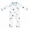 Zippered Romper in Dolphin from Kyte BABY