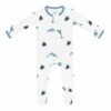 Zippered Footie in Dolphin from Kyte BABY