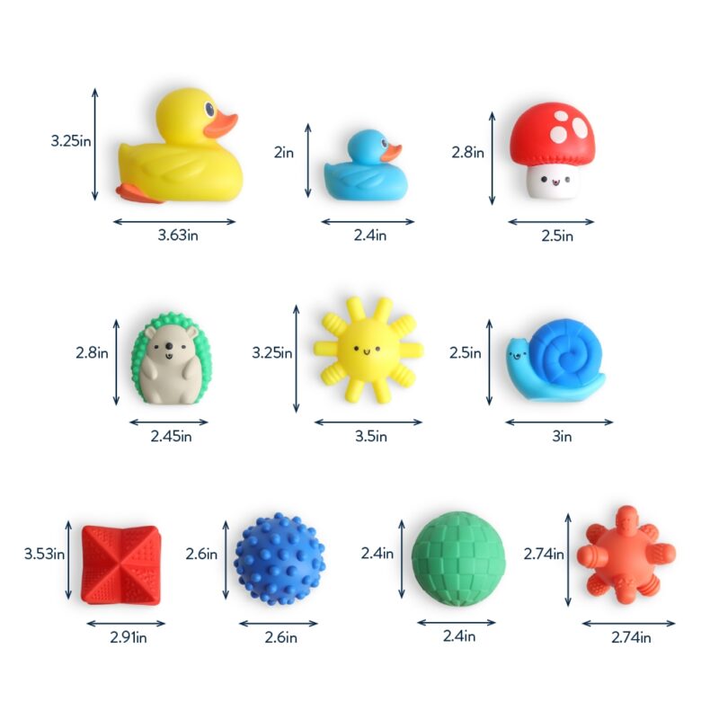 Itzy Ritzy Itzy Splash Gift Set Soft Bath + Water Toys available at Blossom